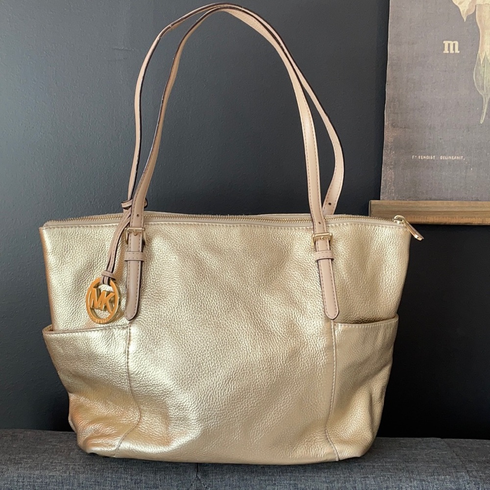 Metallic Gold Michael Kors